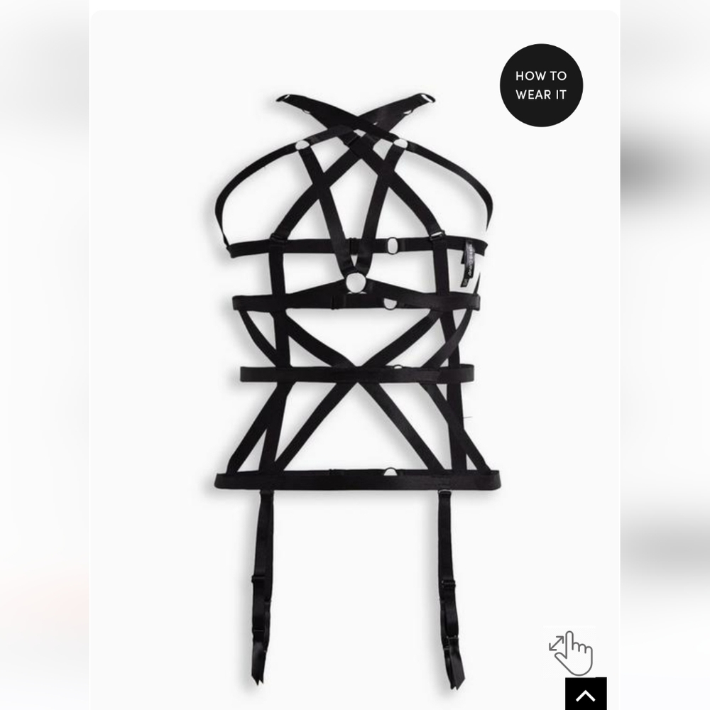 🆕️ TORRID STRAPPY HARNESS WITH GARTERS (REMOVABLE)
